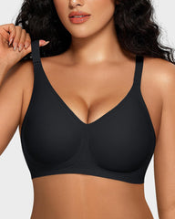 Women Comfortable Push Up Wireless Seamless Full Coverage Jelly Bra