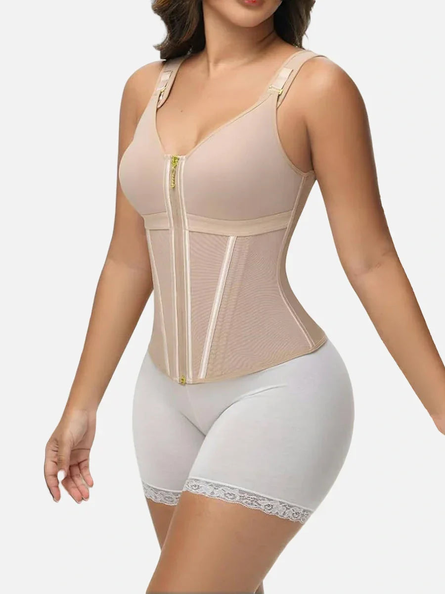 Waist Trainer Shaper Vest with Built-in Bra