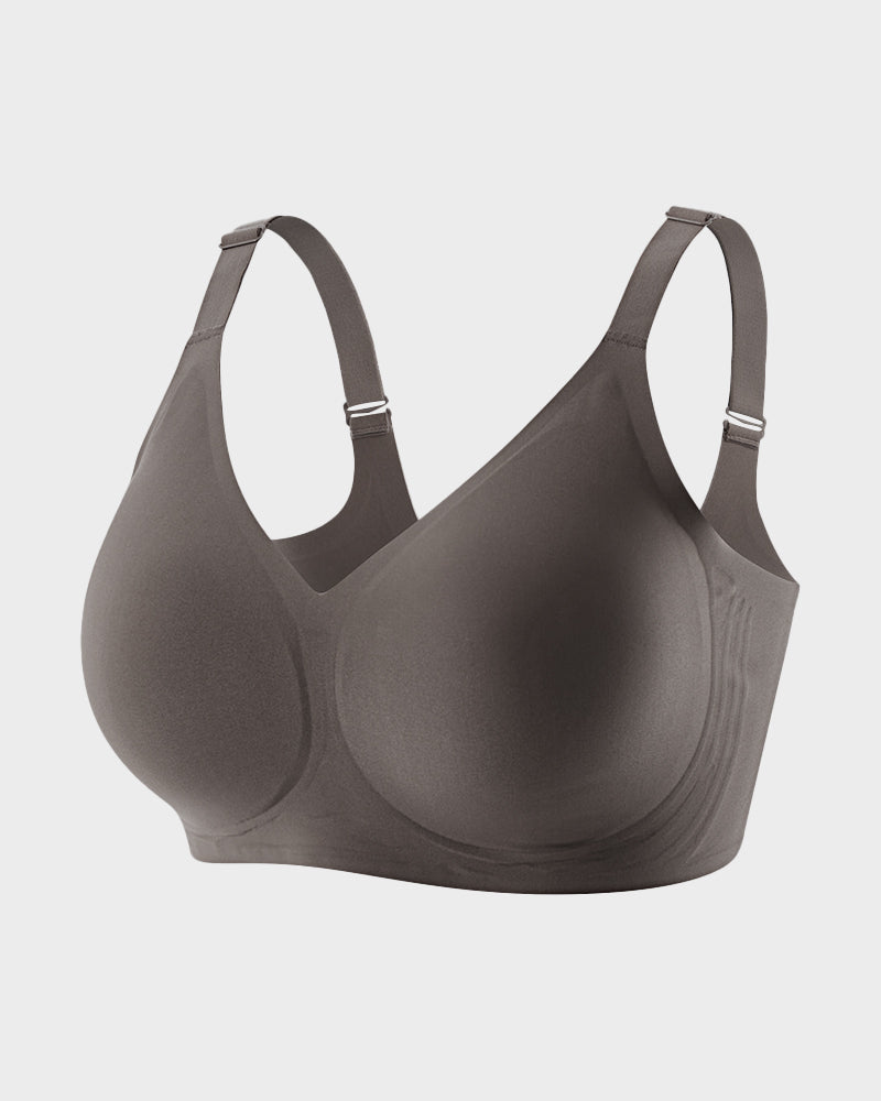 Women Comfortable Push Up Wireless Seamless Full Coverage Jelly Bra