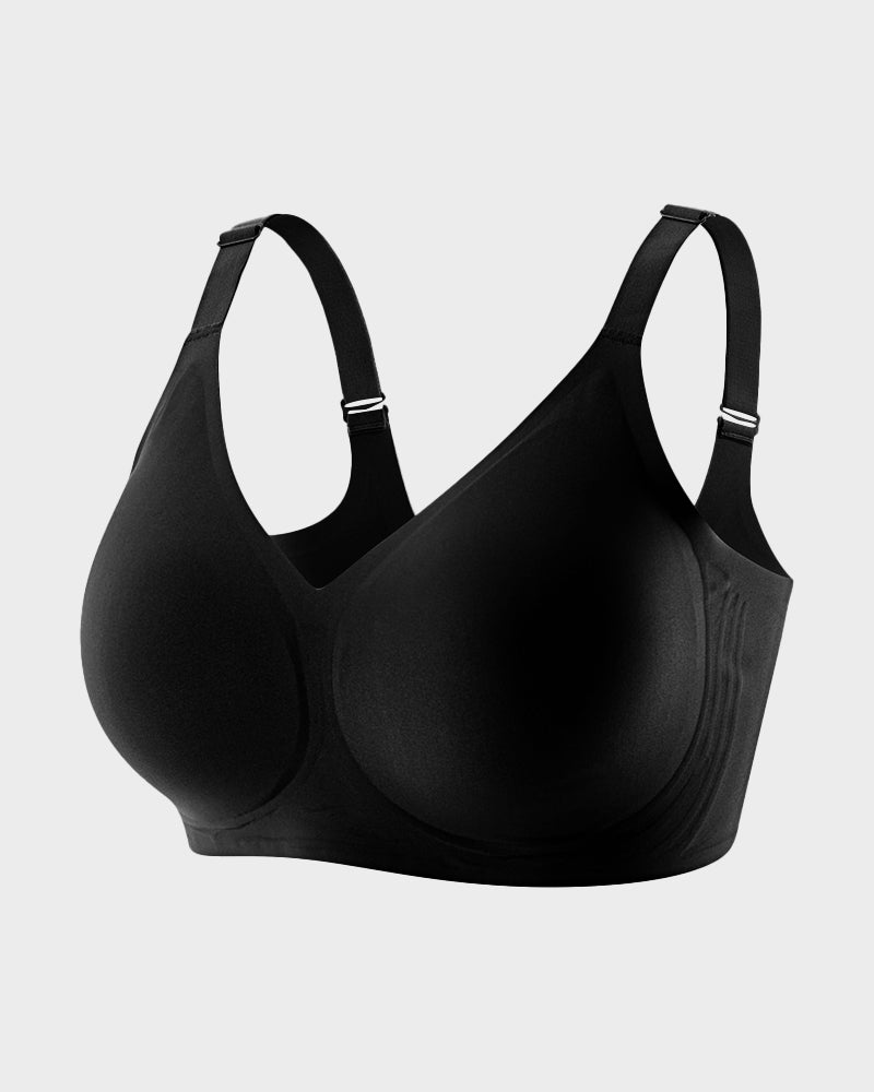 Women Comfortable Push Up Wireless Seamless Full Coverage Jelly Bra