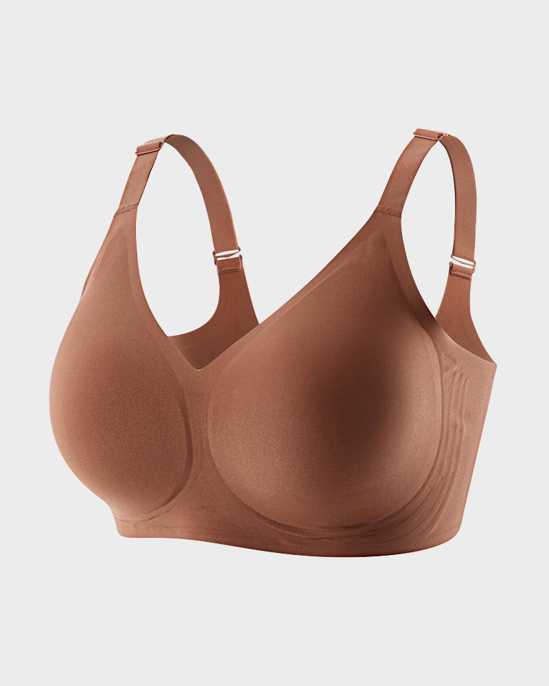 Women Comfortable Push Up Wireless Seamless Full Coverage Jelly Bra